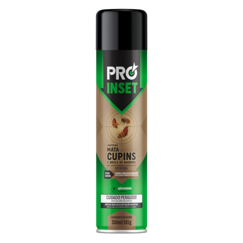 Cupinicida Spray Pro Insect Mata Cupim Madeira Móveis 350 mL