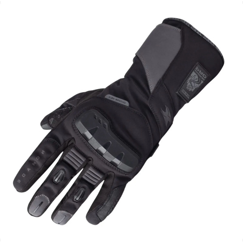 Luva Texx Nomade Motociclista Com Proteção Confortável Preta Cor Preto — imagem 2 de 2