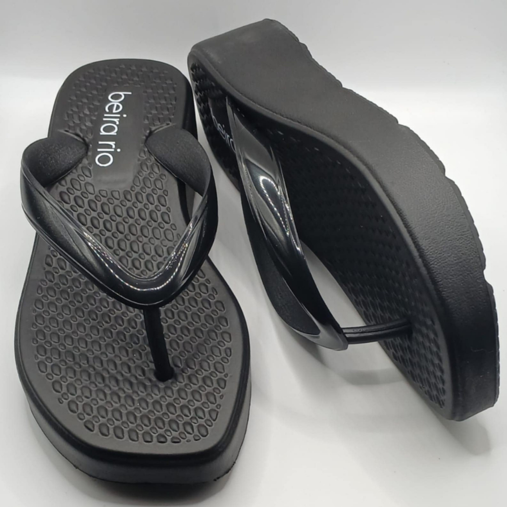 Tamanco Chinelo Flatform Sandalia Plataforma Beira Rio 8551-100 Anabela 4 cm Super Leve e Macio Esporao