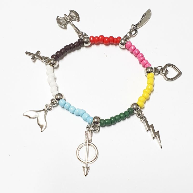 Pulseira 7 Linhas Orixá Oxalá Iemanja Oxossi Iansã Xangô Umbanda Candomblé