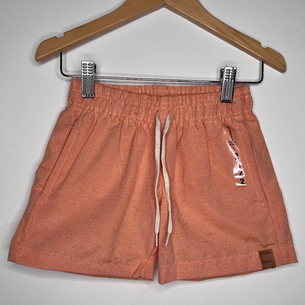 Kit com 2 Shorts Mauricinho Infantil Masculino em Sarja - Cores Diversas