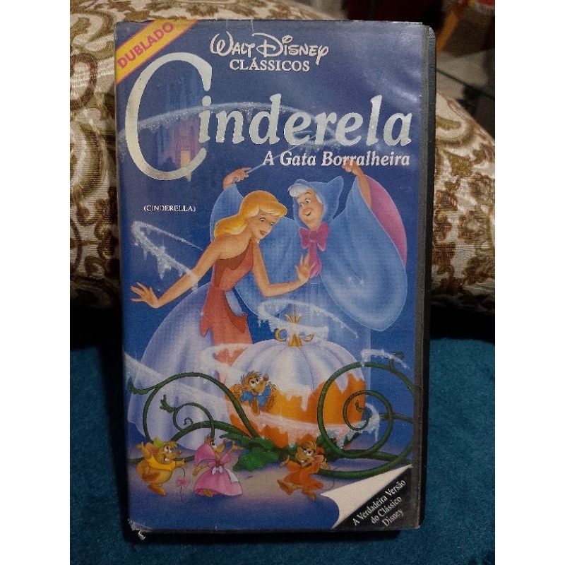 VHS CINDERELA A GATA BORRALHEIRA ORIGINAL.
