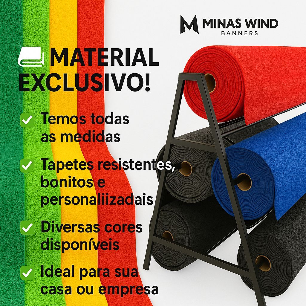 Tapete Liso de Borracha 1,60x0,60 - 1,70x0,60 - 1,80x0,60 - 1,90x0,60 cm