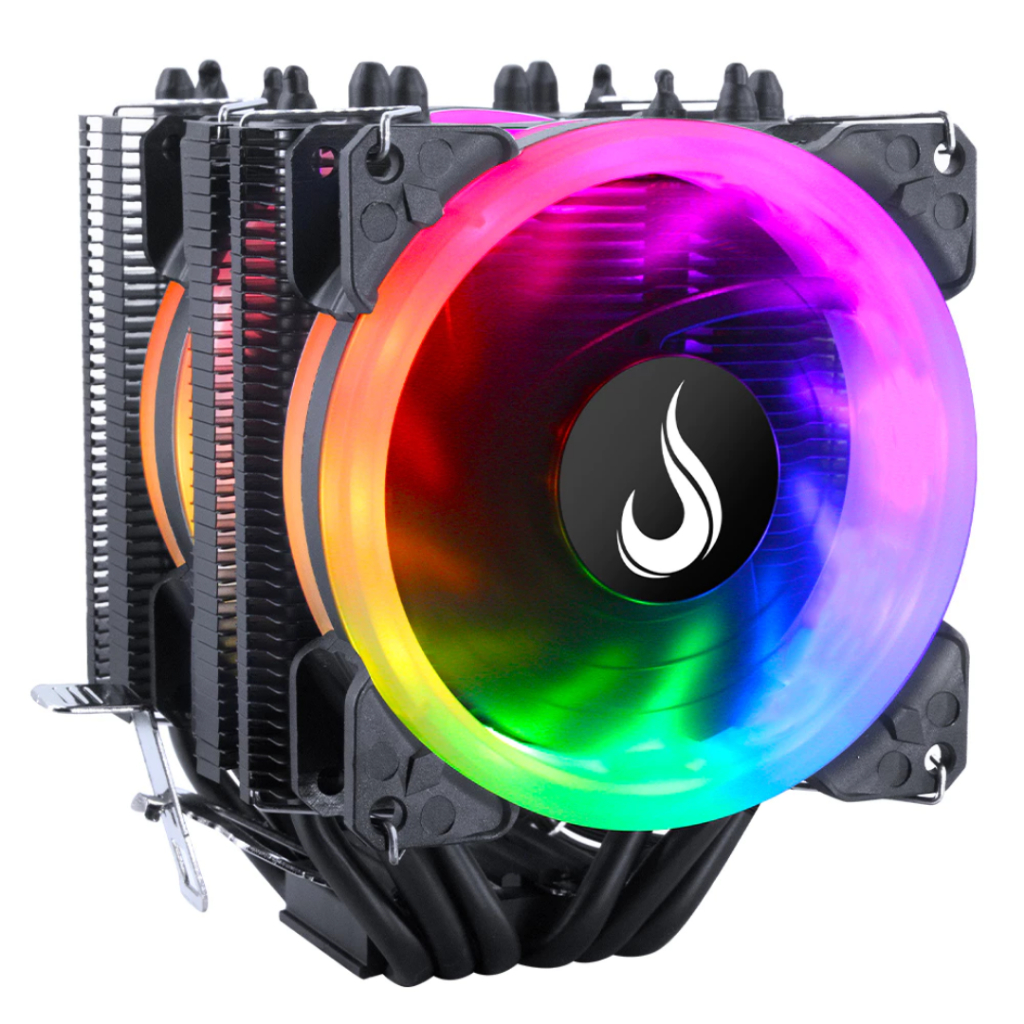 Air Cooler Gamer | Rise Mode | G800 Black ARGB 5v 3p | 6 Heatpipes | PC CPU Processador Intel E Amd