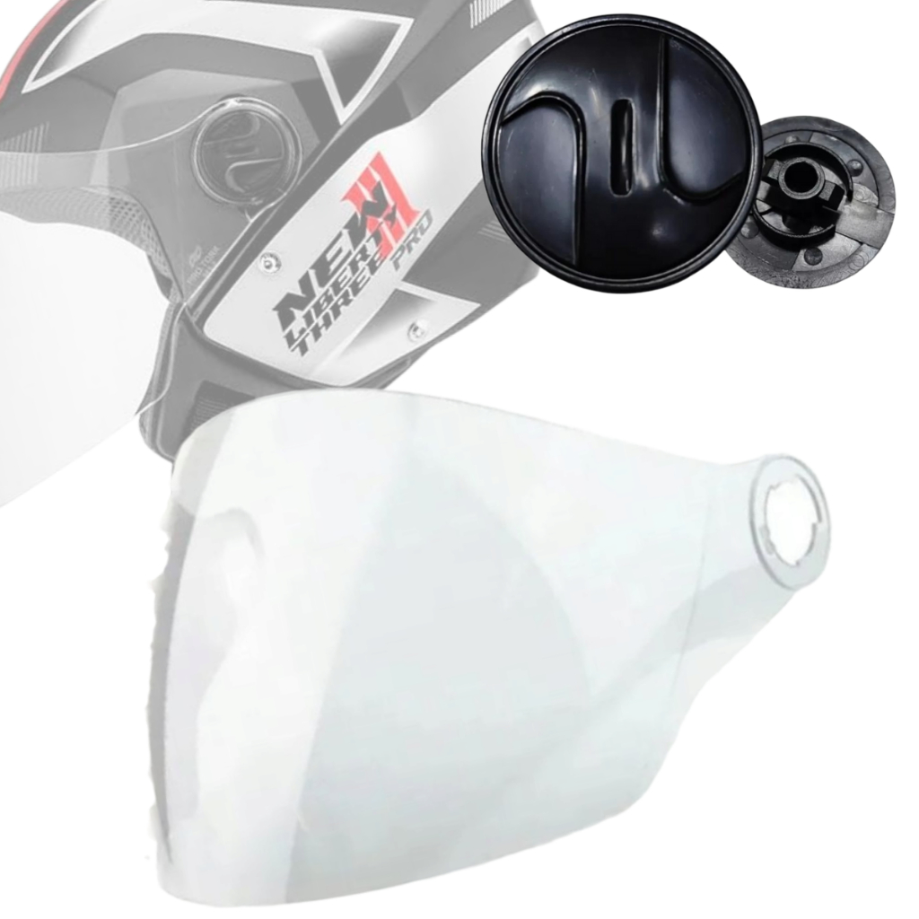 TSF | Viseira cristal Pro Tork New liberty 3, New Atomic+ reparo lateral em Oferta na Shopee