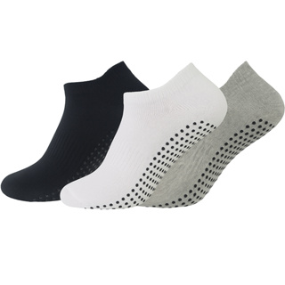 Kit 3 Pares Meia Antiderrapante Yoga Pilates Hidroginástica Academia Treino Fisioterapia Alongamento em Oferta na Shopee