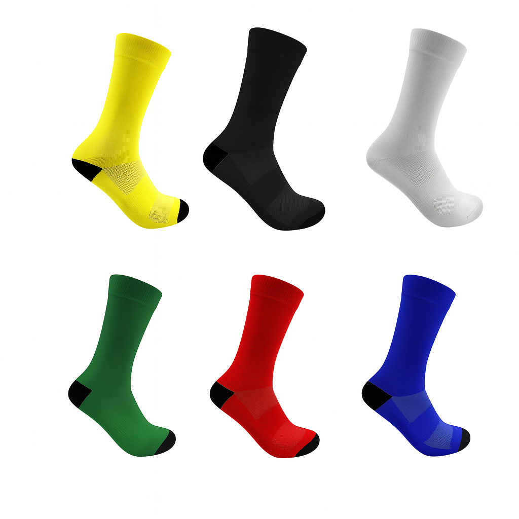 Meia Esportiva Ciclismo Bike Cano Longo Corrida Cross Fitness Tenis Futebol Academia Microfibra