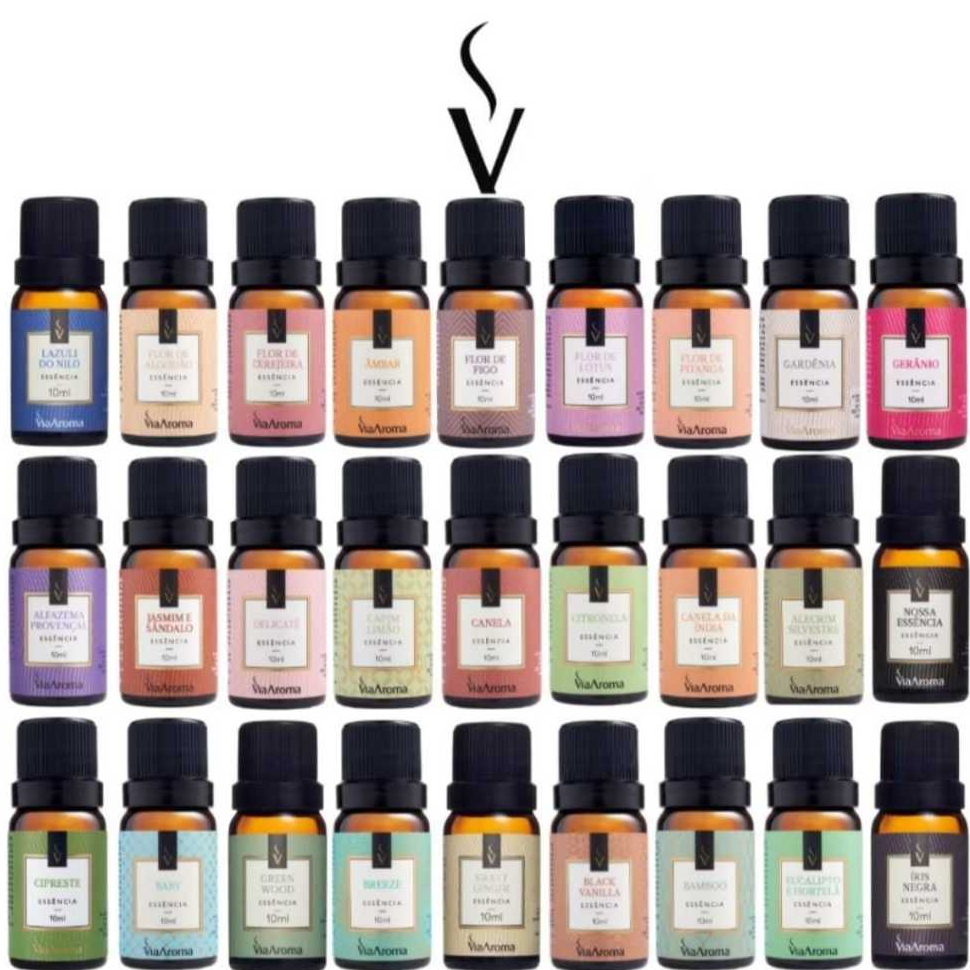 Imagem ESSÊNCIA VIA AROMA PARA AROMATIZADOR - DIFUSOR ELÉTRICO DE AMBIENTES 10 ML - LINHA CLÁSSICA.