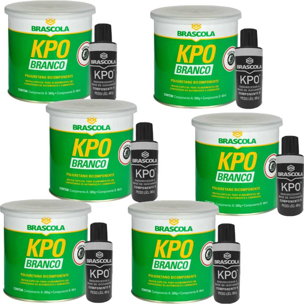 KPO BRASCOVED BRASCOLA KIT 6 UNIDADES PARA SOLEIRAS E REPAROS CARROCERIAS em Oferta na Shopee