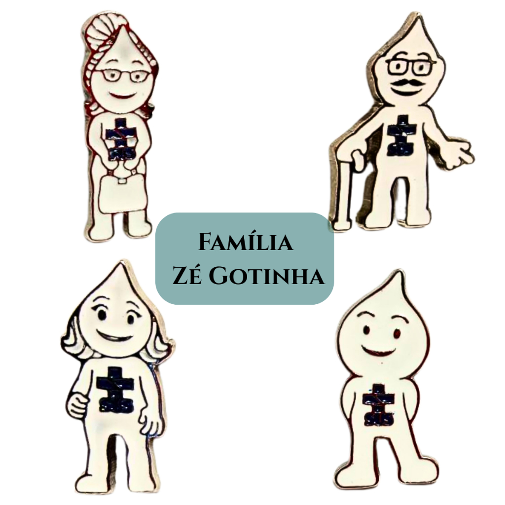 Pin Broche Boton Zé Gotinha Família Campanha De Vacinação Enfermagem Saúde