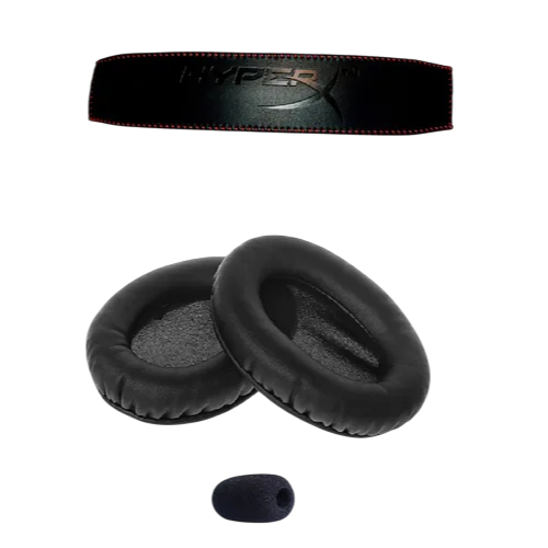 Kit Headband + Almofadas e Espuma Microfone Compativel Para Kingston Hyperx Cloud 2 E Core .