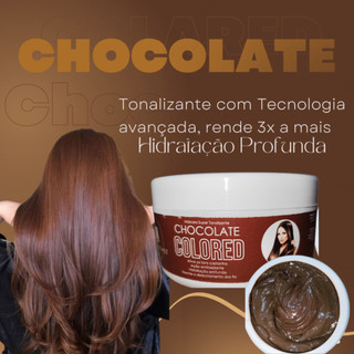 Tonalizante Chocolate Sem Amônia 100% Orgânico Efeito Natural com Hidratação Capilar