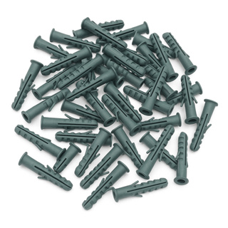 1000 Buchas 6mm Plástica com Anel Aba Fixação Tijolo Maciço Parede Reboco Kit  Iv Plast Convencional em Oferta na Shopee