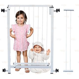 Portão Segurança Pet Portãozinho infantíl fixação de pressão cães 67 a 80cm + extensores 82cm altura em Oferta na Shopee