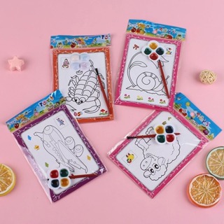 10 Conjunto Crianças Pintura Brinquedos Cor Fundo Aquarela Graffiti Brinquedo Presentes De Natal em Oferta na Shopee