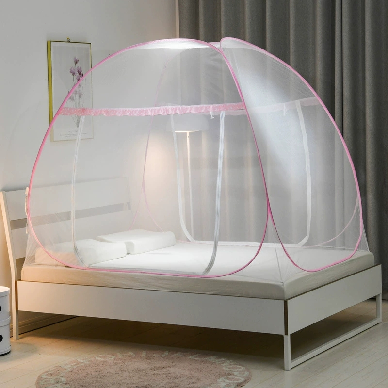 Mosquiteiro Dobrável para Cama de Tamanho Grande, Proteção 360° Contra Mosquitos e Insetos, Montagem Fácil e Portátil