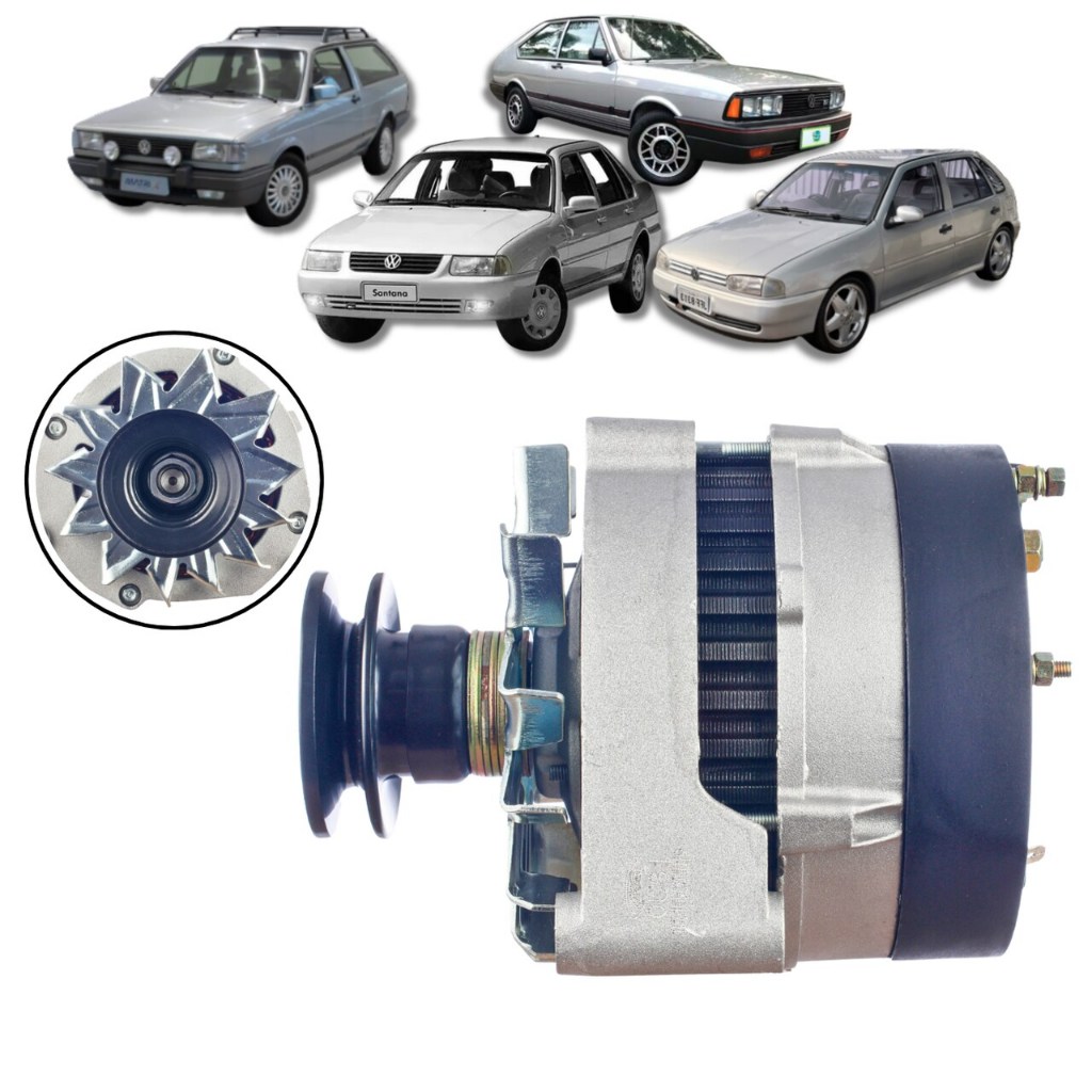 ALTERNADOR VW GOL 1.8/2.0 1985/1999 SANTANA SAVEIRO VOYAGE em Oferta na Shopee