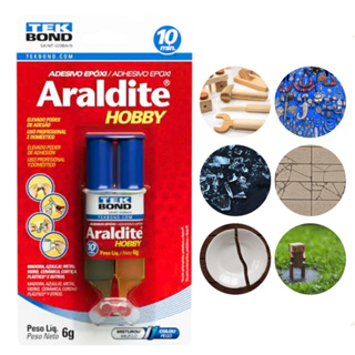 Adesivo Araldite Cola Epóxi Transparente 10 Min Seringa 6g em Oferta na Shopee