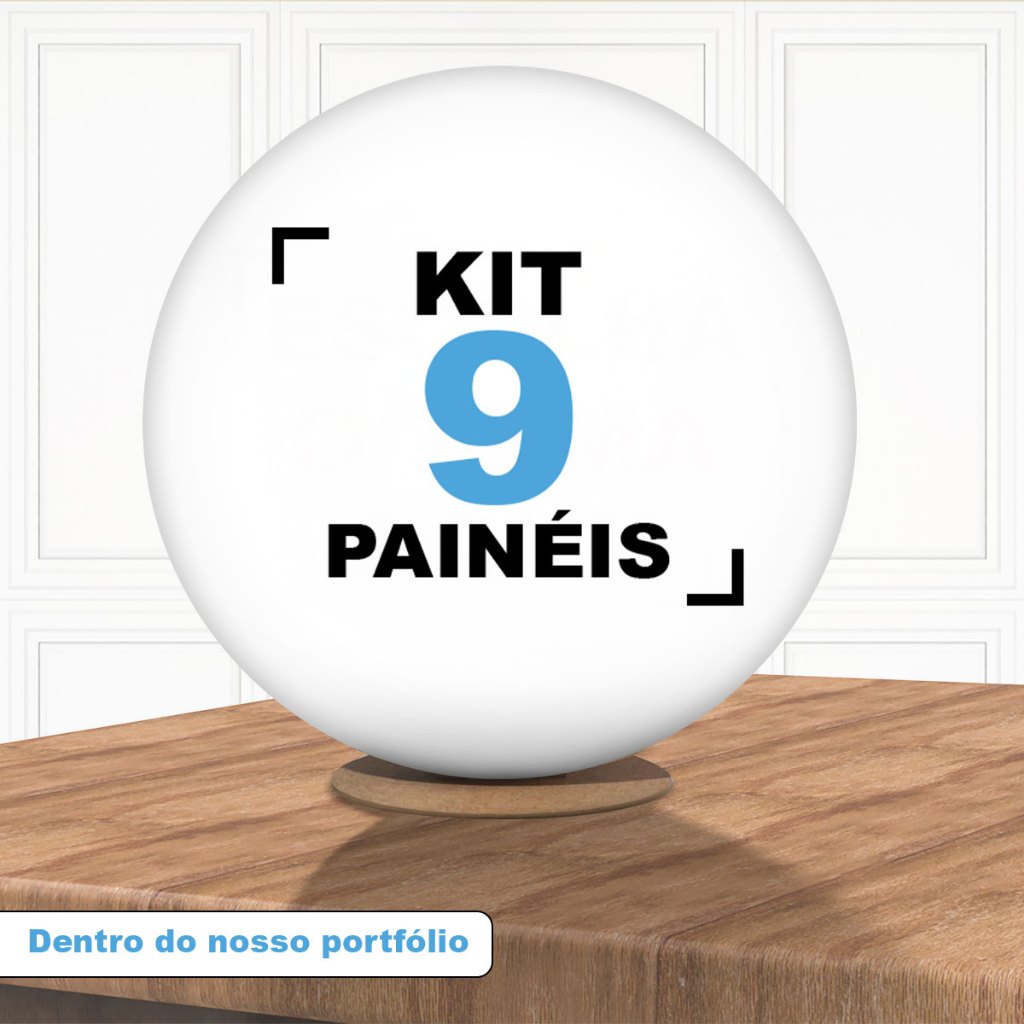Kit Painel Redondo 50x50 cm Tecido Sublimado Escolha Seu Tema Aqui em Oferta na Shopee