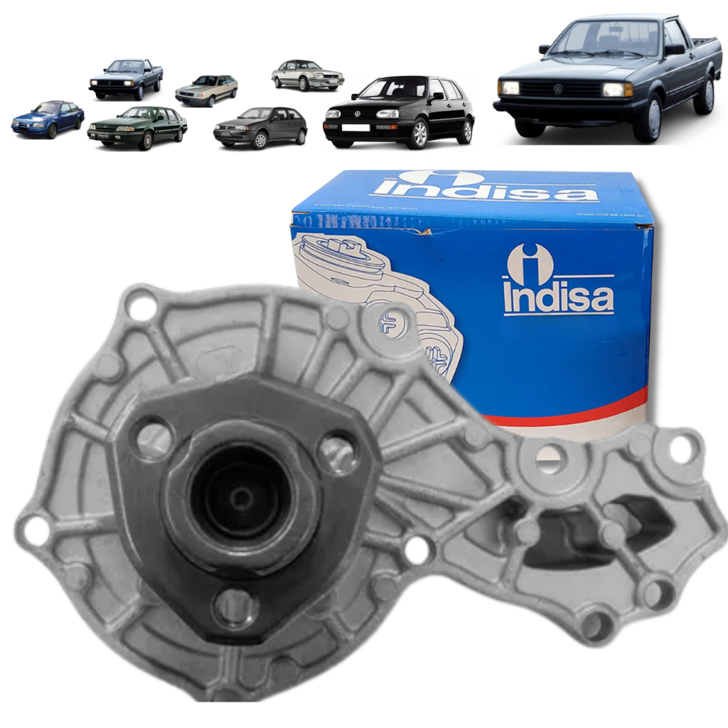 Bomba De D’água Para veículos Fiat: 500 Bravo Turbo Grand Siena Mobi  Palio  Attractive 1.0/1.4 8v Audi Original indisa em Oferta na Shopee