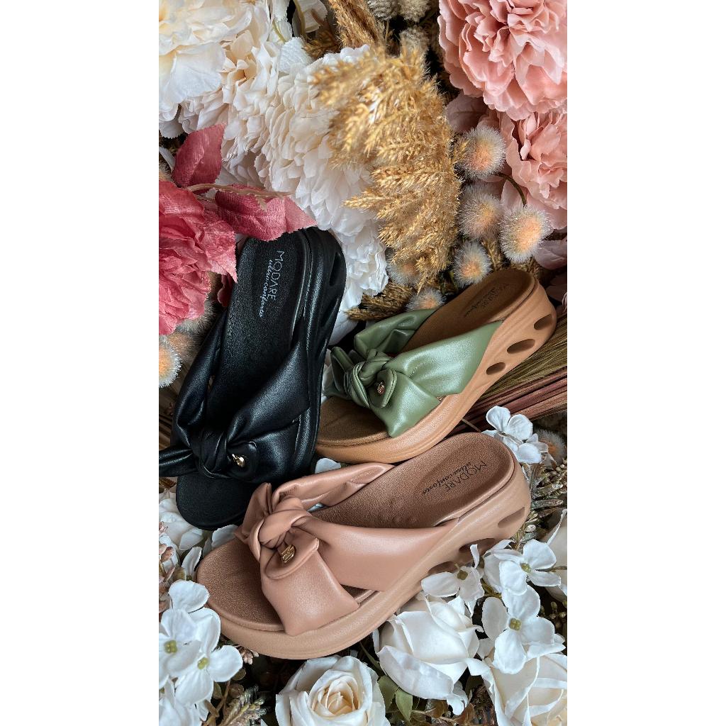 Modare Tamanco Feminino Laço Nuvem Ultraconforto Lançamento 7215.102 Original