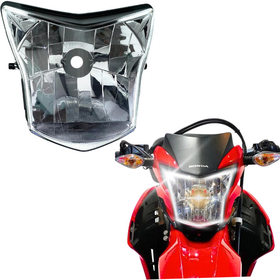 Farol Bros Nxr 150 160 Bloco Optico Led Drl 2013 Á 2022