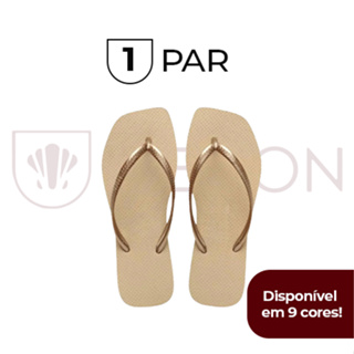 Chinelo Feminino Bico Quadrado Correia Fina Solado Antiderrapante Confortável Borracha em Oferta na Shopee