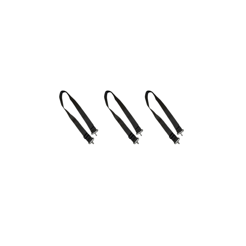 Kit 3 Jugular Para Capacete Proteção Msa V Gard 2 Ganchos Helanca 218288 Segurança Epi