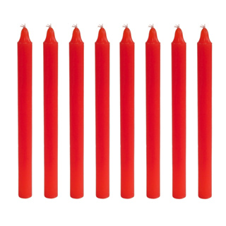 1 Kg Vela Palito Vermelha 18cm N9 32 Unidades 100% Parafina em Oferta na Shopee