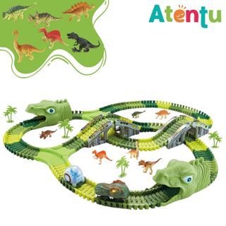 Pista de Carrinhos Dinossauro Looping Radical Luz e Acessórios  217 Peças em Oferta na Shopee