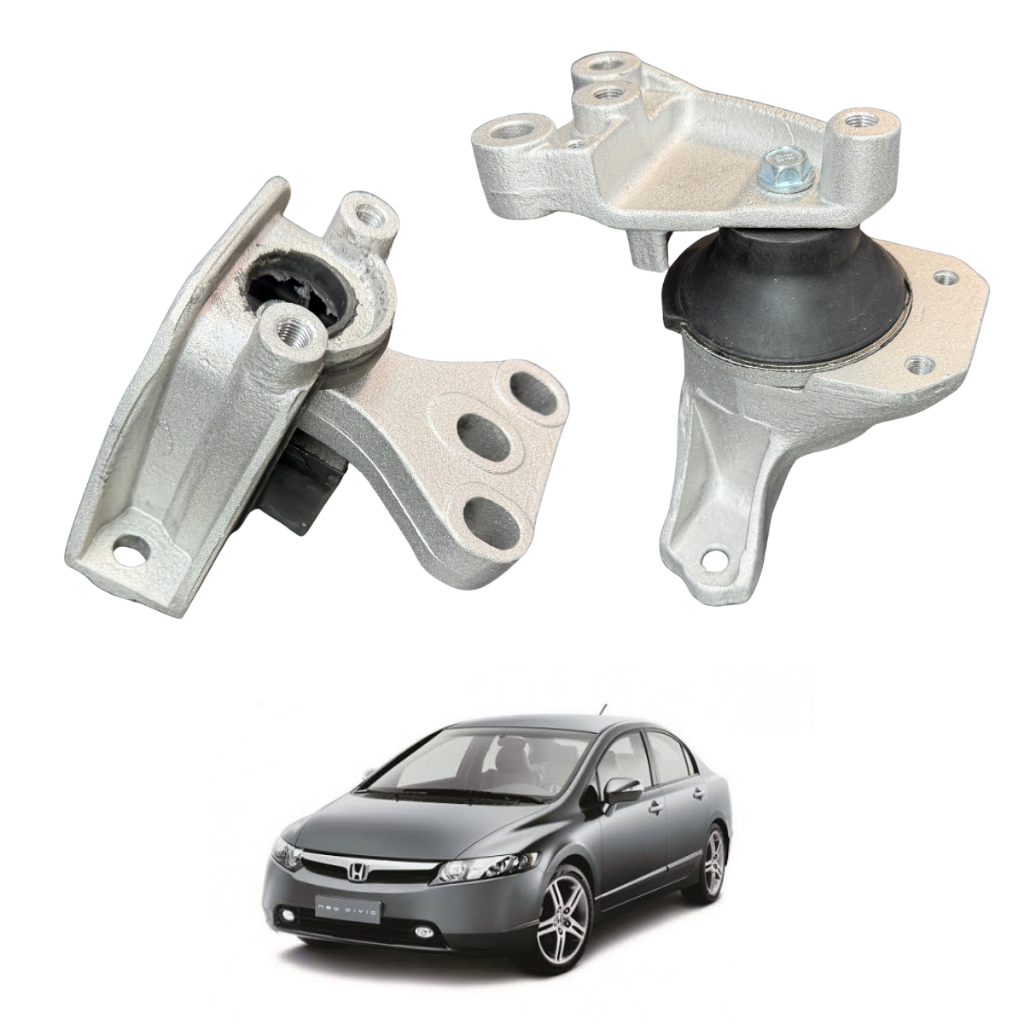 Kit Calco Coxim Motor Direito E Esquerdo Honda New Civic
