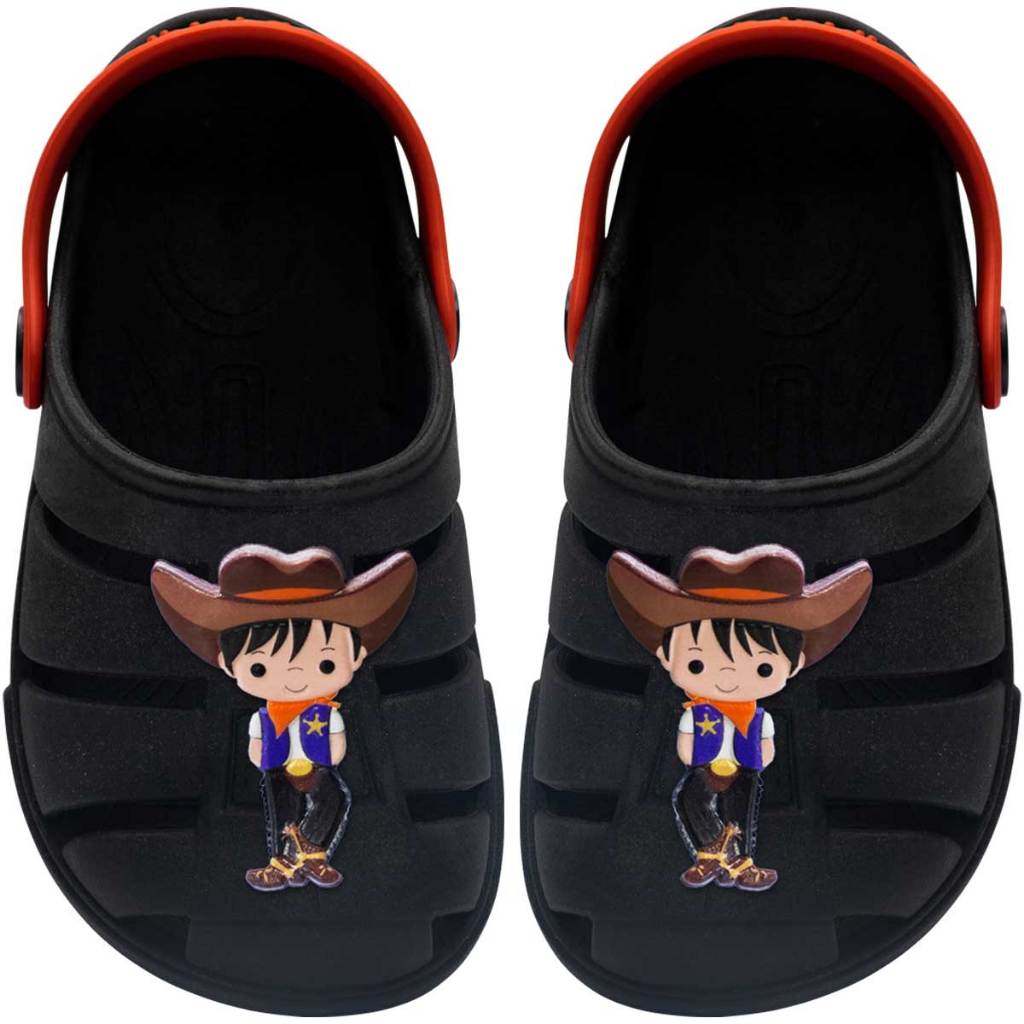 Sandalia Babuche Masculino Nº 19 ao 32 Chinelo Moda Infantil Menino Cowboy 12.115 em Oferta na Shopee