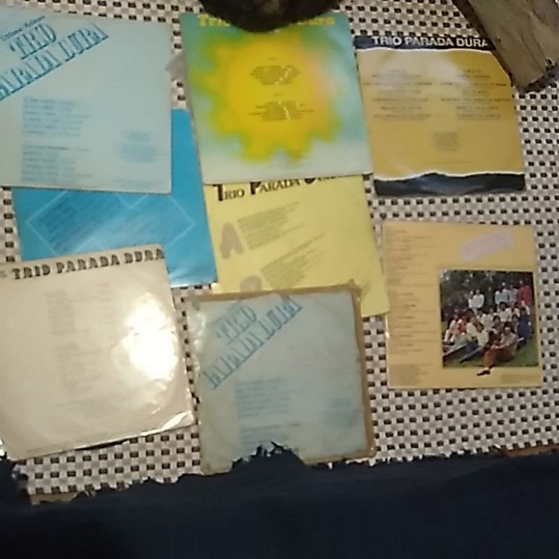 disco vinil Trio Parada Dura coleção com 8 lps