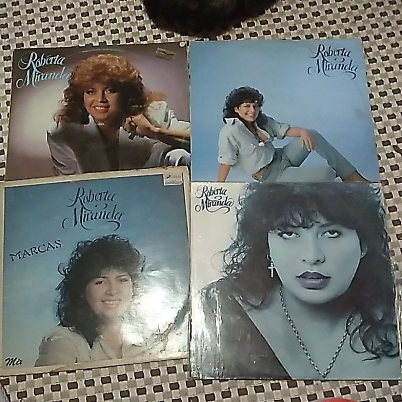 disco vinil Roberta Miranda coleção com 4 lps