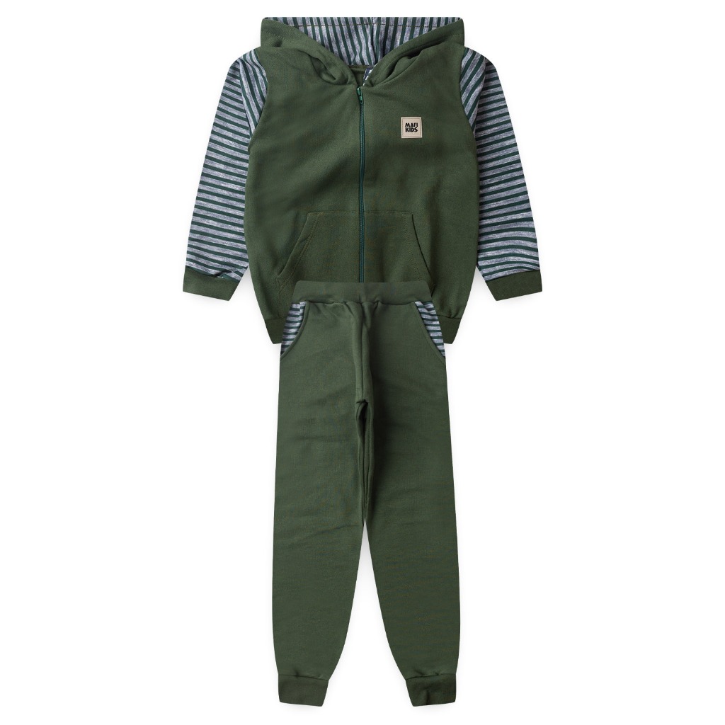 Conjunto Infantil Jaqueta Moletom - Mafi Kids