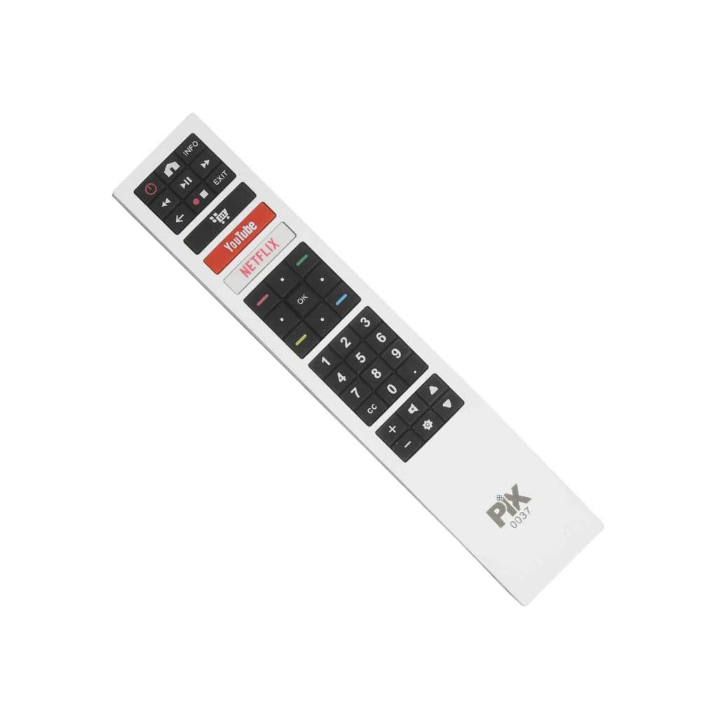 Controle Remoto Rc4183901 Smart Tv Com Teclas de Streaming