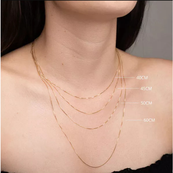 Corrente veneziana em prata 925 banhada a ouro 18k, delicada e elegante — imagem 2 de 2