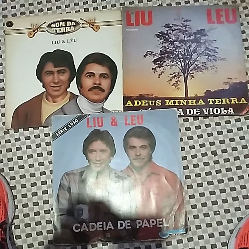 Disco vinil Lio e Leo coleção com 3 lps