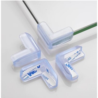 KIT c/10/20/30  Protetor De Quina Silicone Mesa Segurança Para Crianças E Bebes Proteção