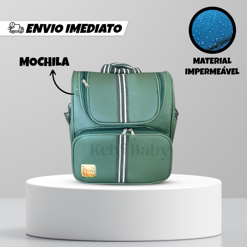 Mochila Maternidade multifuncional 3 em 1 para menino e menina,Térmica,mamae e bebe