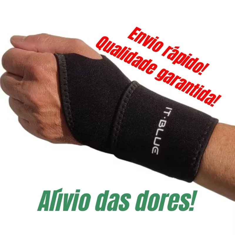 Munhequeira de Compressão Alívio de dores no punho e mão