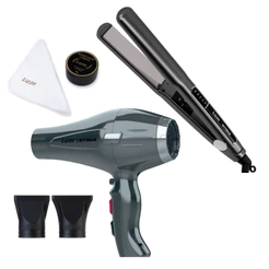 KIT Lizze Extreme Chapinha De Cabelo Profissional 480 + Secador De Cabelo Profissional + Polimento