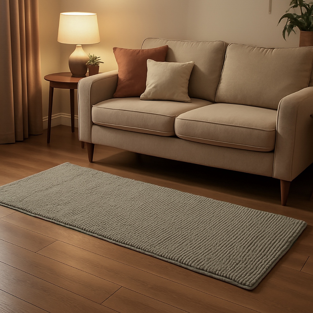 Tapete Sala Antiderrapante Passadeira 60x190cm Modelo Macarrão Bolinha em Oferta na Shopee