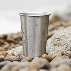 Caneca Portátil de Aço Inoxidável 350ml/500ml Copo Para Cerveja Refrigerante Água Acampamento Viagen