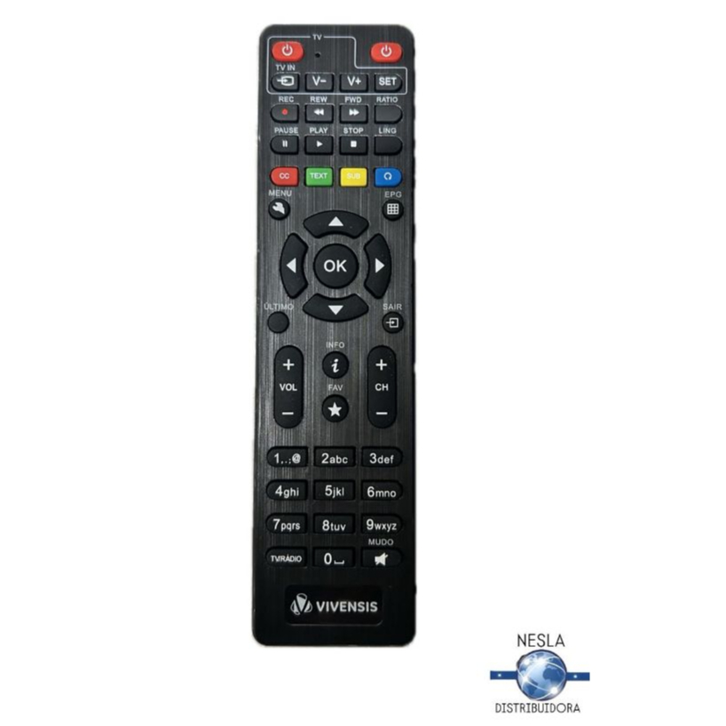 CONTROLE REMOTO RECEPTOR VIVENSIS VX10 ORIGINAL em Oferta na Shopee