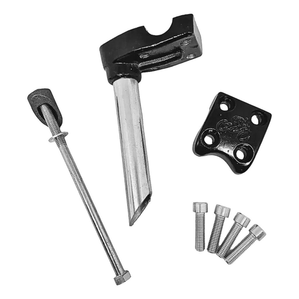 Suporte De Guidão Mesinha Quatro Parafuso Bike Motorizada C/Parafuso Expander