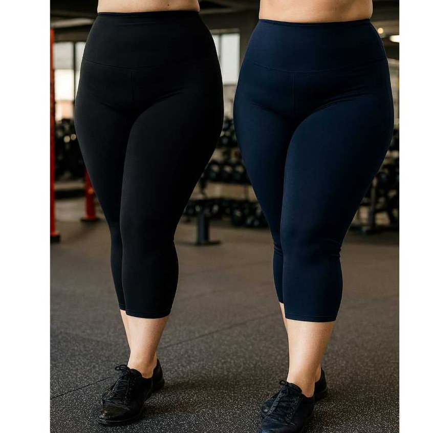 KIT 2 CALÇA FEMININA CAPRI CORSARIO PLUS SIZE DO G ao G4 em Oferta na Shopee