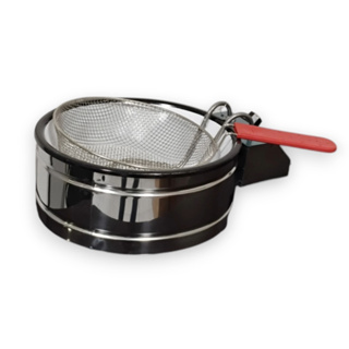 Fritadeira Elétrica Redonda 3,5L Inox 127V Chalotte One em Oferta na Shopee