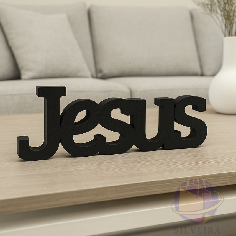 Placa decorativa JESUS  Decoração para estantes sala quarto  plaquinhas decorativo em Oferta na Shopee