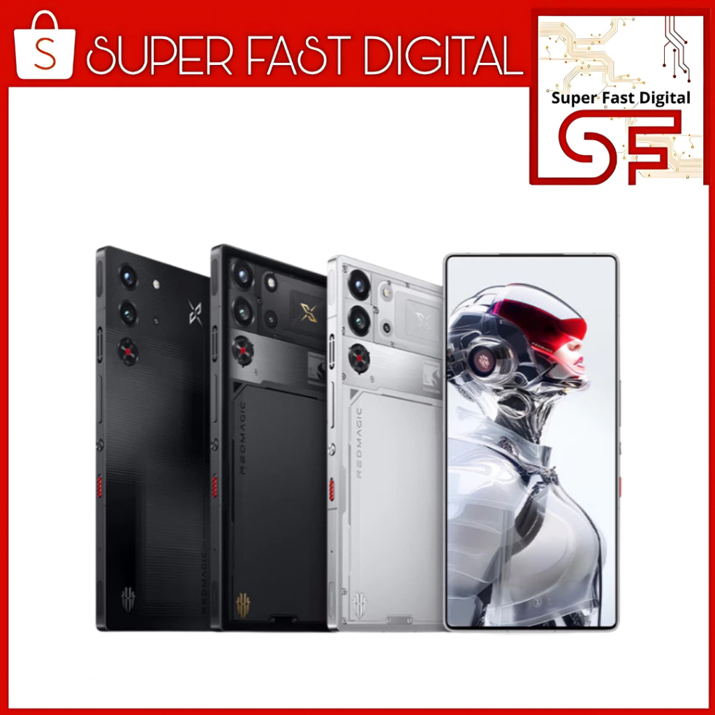 Redmagic 10S Pro 5G,Processador Snapdragon 8 Elite, Bateria 6500 mAh, 256GB/512GB/1TB, 12GB/16GB/24GB RAM, Versão Global - Mobile & Gadgets